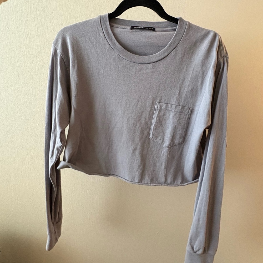 Light blue Brandy Melville crop top
